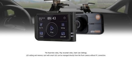 GNet GTX Premium – Dashcam – Full oversikt – Hele 3 kamera - Bilde 4